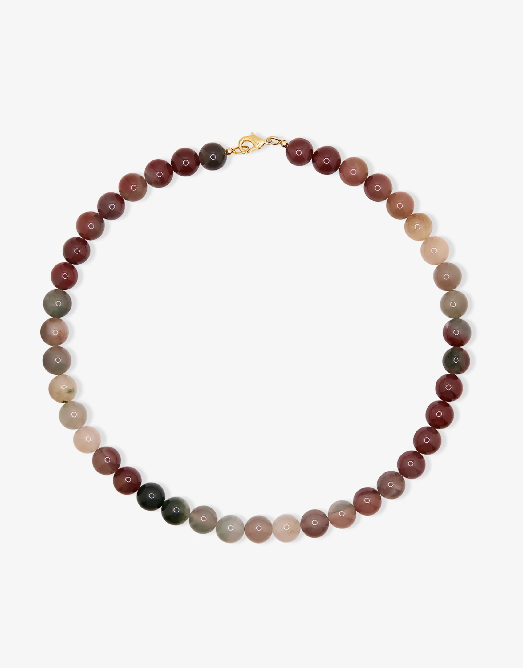 James Gemstone Agate Necklace - Image 2